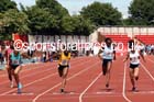 Inter girls 100 metres, 2015 English Schools, Gateshead. Photo: David T. Hewitson/Sports for All Pics